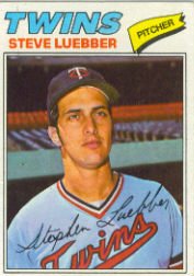 1977 Topps Baseball Cards      457     Steve Luebber